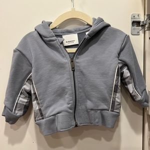 Worn once like new Burberry Blue Baby Sweatshirt Size 6M 6 months